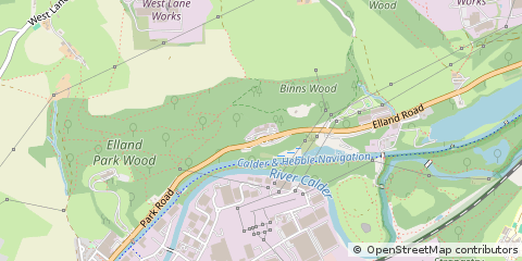 Map of Yorks, West Yorkshire