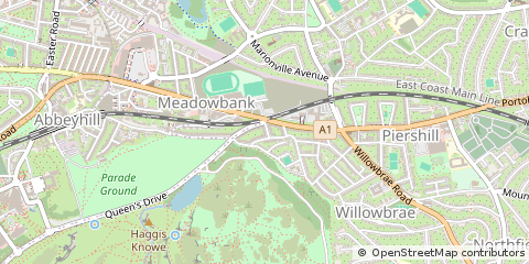 Map of Edinburgh