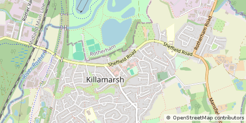 Map of Sheffield