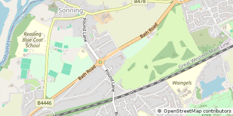 Map of Reading, Berkshire