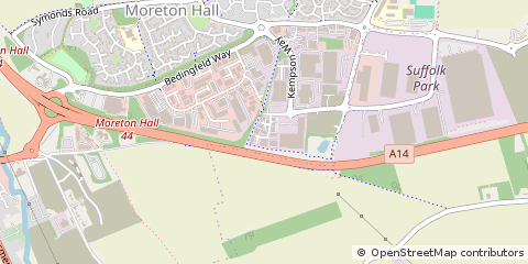 Map of Bury ST Edmunds, Suffolk