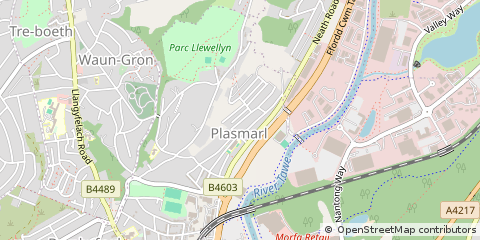 Map of Swansea