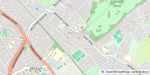 Map of Liverpool, Merseyside