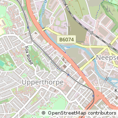 Map of South Yorkshire