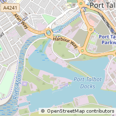 Map of Port Talbot