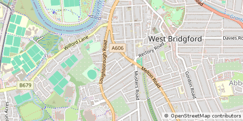 Map of Nottingham