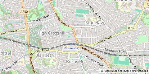Map of Glasgow