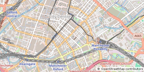 Map of Manchester