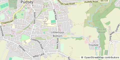 Map of Pudsey
