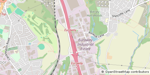 Map of Bradford, West Yorkshire