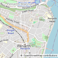 Map of Dinas Powys, Cymru / Wales