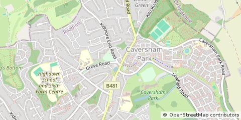 Map of Reading