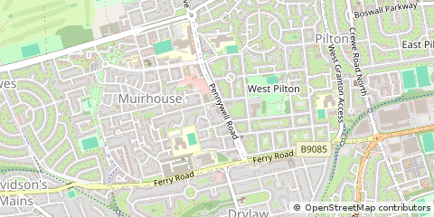 Map of Edinburgh