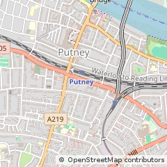 Map of Putney, London