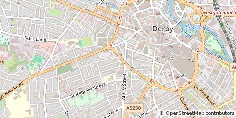 Map of Derby