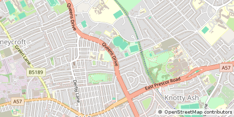 Map of Liverpool, Merseyside