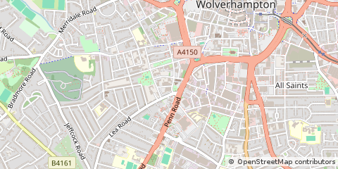 Map of Wolverhampton