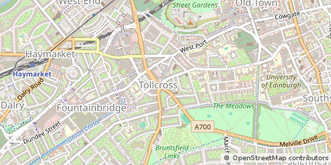 Map of Edinburgh