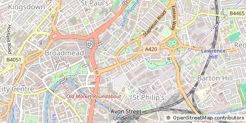 Map of Bristol