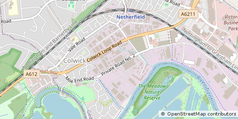 Map of Nottingham