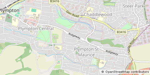 Map of Plymouth, Devon