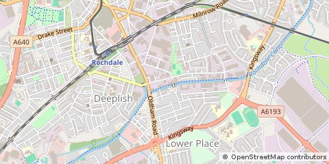Map of Rochdale