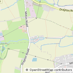 Map of Drayton, Abingdon, Oxfordshire