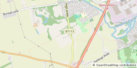 Map of Ipswich, Suffolk