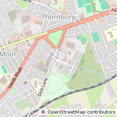 Map of Bradford, Lancashire
