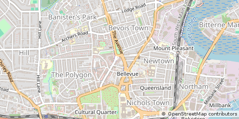 Map of Southampton