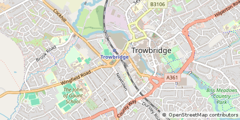 Map of Trowbridge