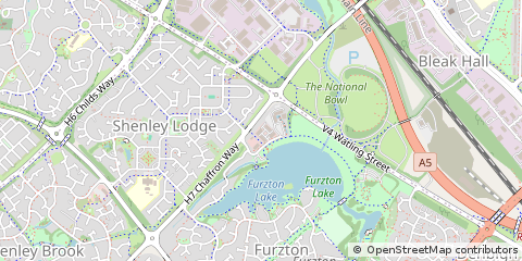Map of Milton Keynes