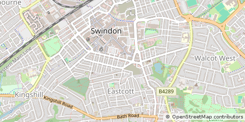 Map of Swindon