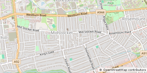 Map of Aberdeen