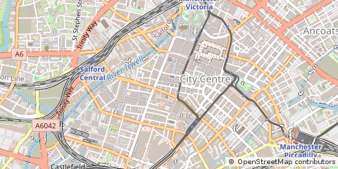 Map of Manchester