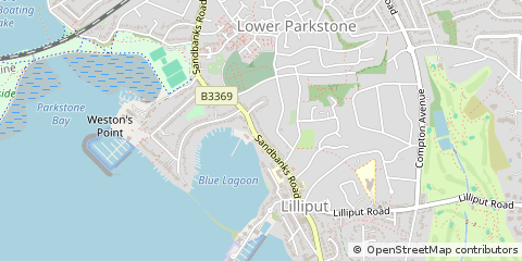 Map of Poole, Dorset