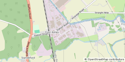 Map of Wolverhmapton, West Midlands