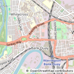 Map of Warrington, Cheshire