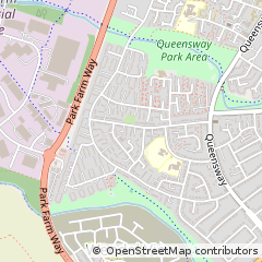 Map of Wellingborough, Northamptonshire