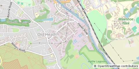 Map of Colchester, Essex