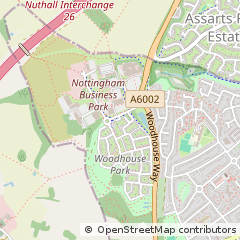 Map of Nottingham
