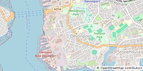Map of Plymouth