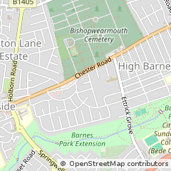 Map of Sunderland