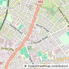 Map of Oldham, Greater Manchester