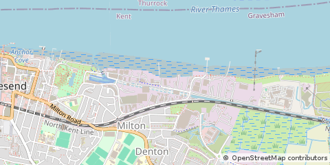 Map of Gravesend