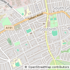 Map of Newcastle Upon Tyne