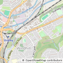 Map of Shipley, West Yorkshire