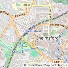 Map of Chelmsford, Essex