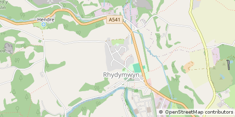 Map of Mold, Flintshire