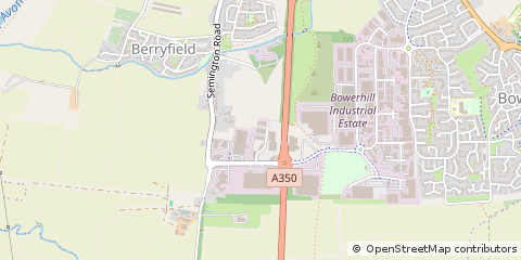Map of Melksham, Wiltshire